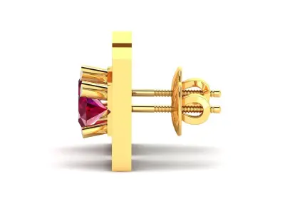 Earring 3Ddm stl obj fbx Render Details 3D print model