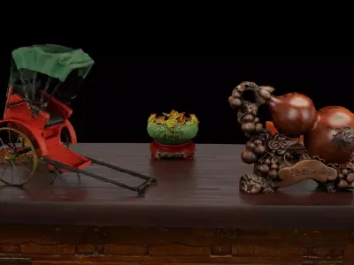 Chinese gourd   3D model