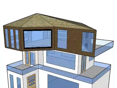 Big villa 3D model