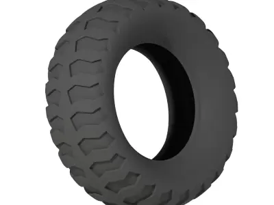 Cargo Truck Tyre 3D print model