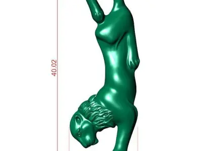 Panther Pendant 3D print model