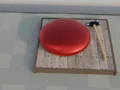 Boxing ring 3D model