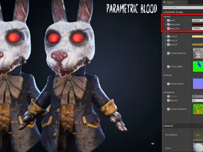 Spooky Animaltronics Pack - Rigged and Animated Low-poly 3D model