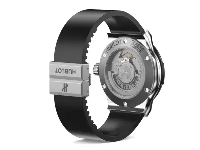 Hublot Classic Fusion Original Titanium 42mm Luxury Watch 3D model