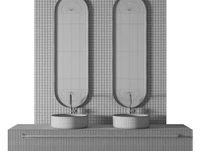 Luxury Bathroom 172 3D model