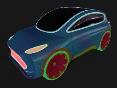 Toy car 3D model