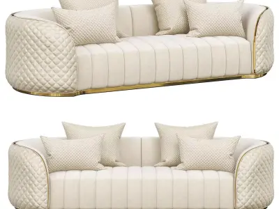 PIERRE SOFA 3d model Low-poly 3D model