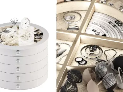 Wardrobe Island with Filling 3D model