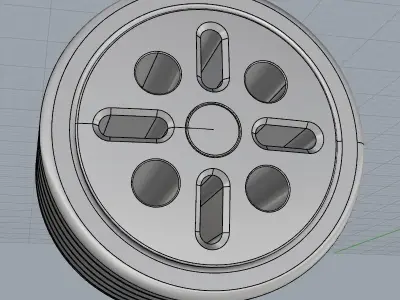 rc wheel1 3D print model