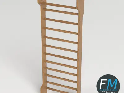 Gymnastic wall bars 3D model
