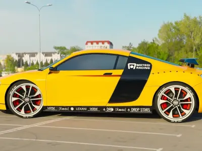 Audi R8 car 3d model 3D model