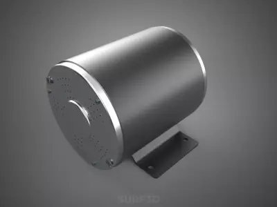 HIGH POWER BLDC ENGINE BRUSHLESS MOTOR ELECTRIC VEHICLE EV CAR 3D model