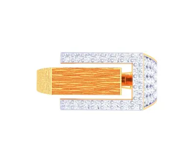 Mens gemstone diamond men Ring with details images 10 3D print model