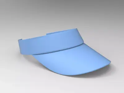 Tennis Hat Low-poly 3D model