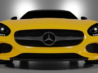 Mercedes AMG GT 3D model purchase
