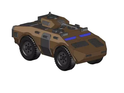 ARMORED VEHICLE MP110 3D print model