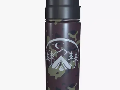 Water bottle 3D model