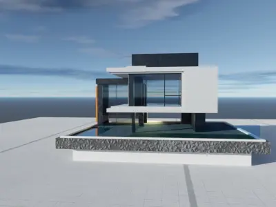 House 5  Low-poly 3D model