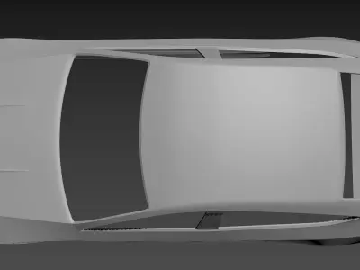 mercedes s43 Low-poly 3D model