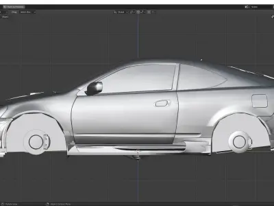 Acura RSX Type - S 2002 3D model