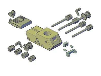 TANK OLD MODEL 3D print model