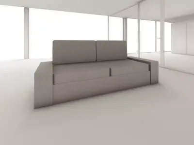 IKEA KIVIK ARMCHAIR Low-poly 3D model