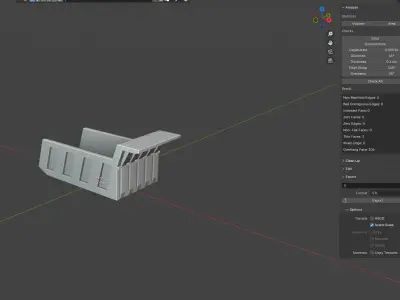 MAN Truck Dump Trailer Model for 3D Print 3D print model