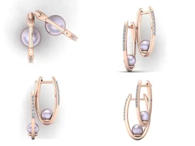 Earrings od63 3D print model