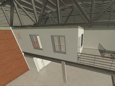 Warehouse Shed 3D model