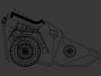 Car Machine Low-poly 3D model