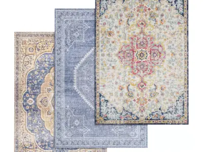 Rug Set 1248 3D model
