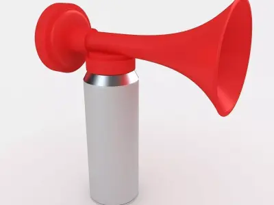  Portable Air Horn 3D model