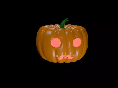Halloween Pumpkin For Decoration 3D model