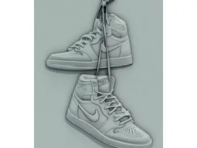 Nike Air Jordan 3D print model