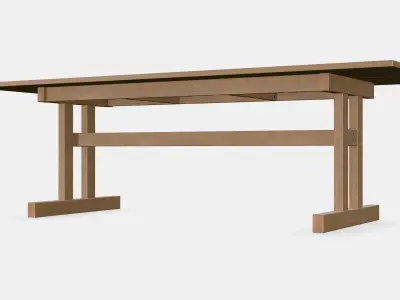 KLIMPFJALL Dining table Low-poly 3D model purchase