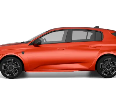 Peugeot 308 2023 Low-poly 3D model