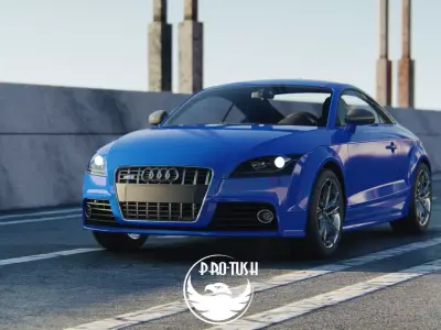 Audi TTS High Detailed 3D Model  3D model