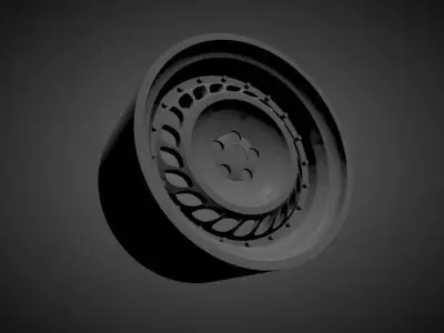 Messer ME03 Type2 scalable and Printable rim 3D print model