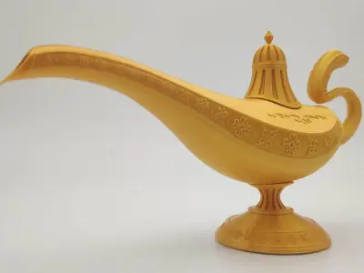 Aladdin Genie Magic Lamp  3D print model