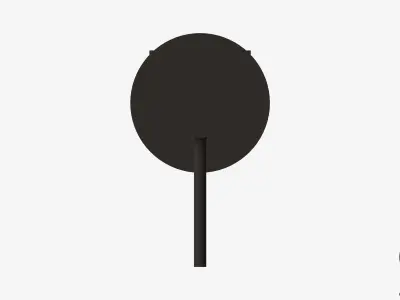 Wall Mixer Tap - Luxury - Sleek Low-poly 3D model