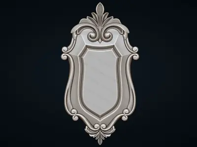 Decorative Plaque - 3D STL Files for CNC  3D model