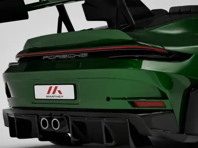 Porsche 911 GT3 RS 992 Manthey Kit 2025 3D model 3D model