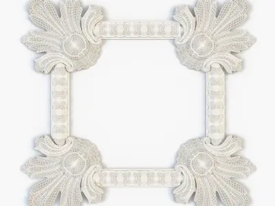 architectural frame for cnc 3D model