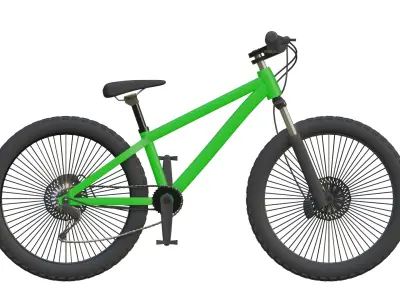 Dirt jump bicycle 3D model