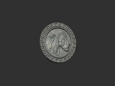 lion head 3D print model buy
