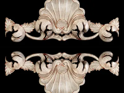 Classic carved 038 3D model