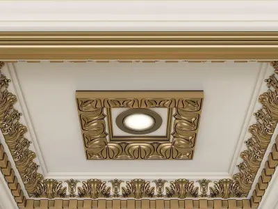 Decorative Ceiling Tile  3D model