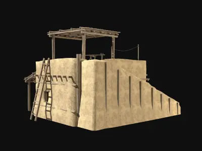 EGYPT ARAB DESERT ANCIENT TURKEY SUMER BABYLON HOUSE COLLECTION Free low-poly 3D model