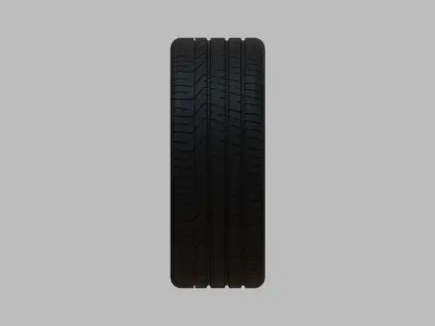 Miniature Enkei GTC01RR Rim and Tire - 3D Print - No Textures 3D print model