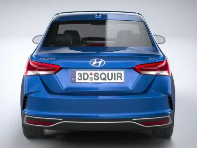 Hyundai Verna 2020 3D model